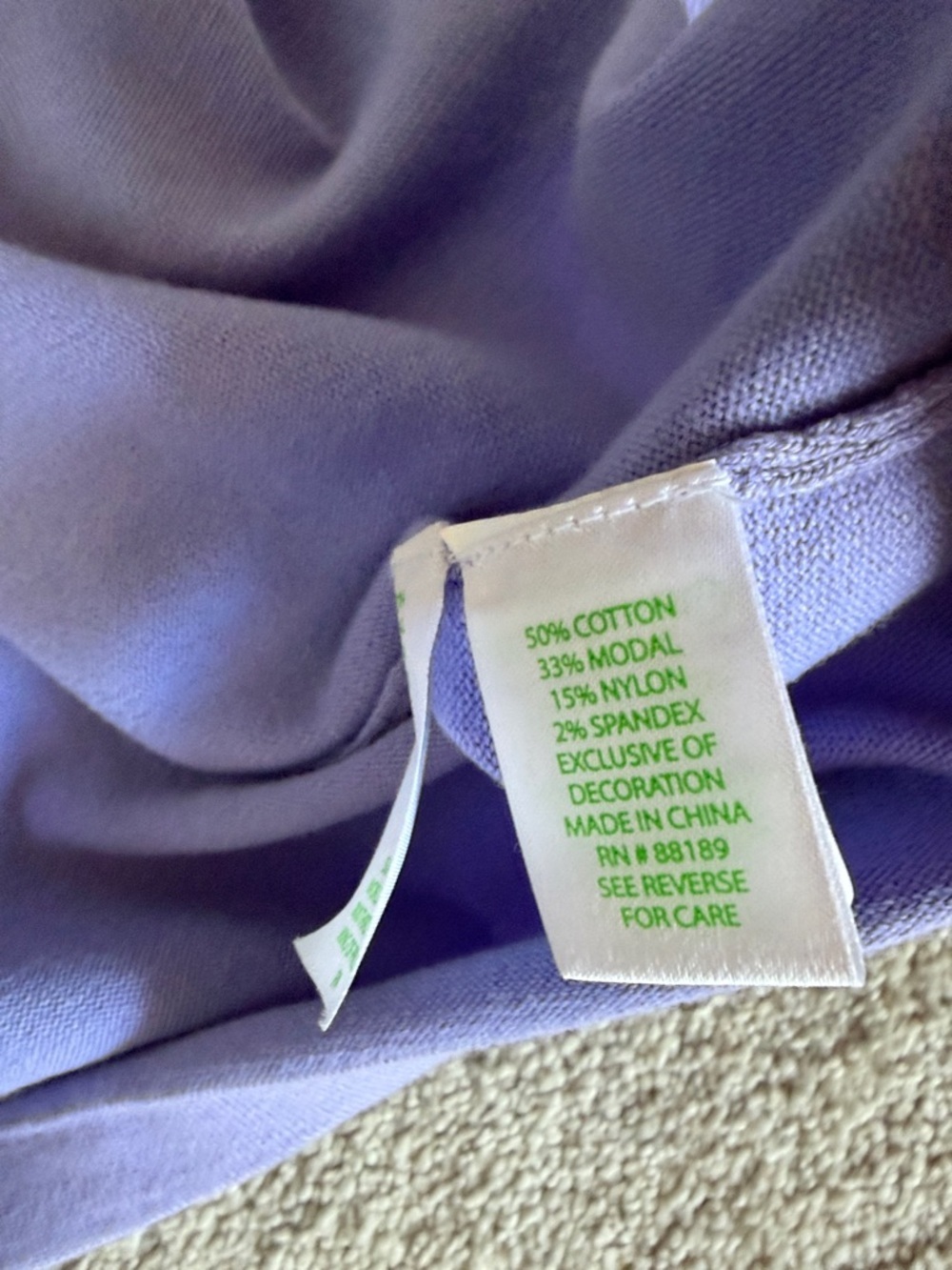 Lilly Pulitzer Edina V-Neck Sweater Color Sea Urchin Purple Size M - Picture 7 of 9